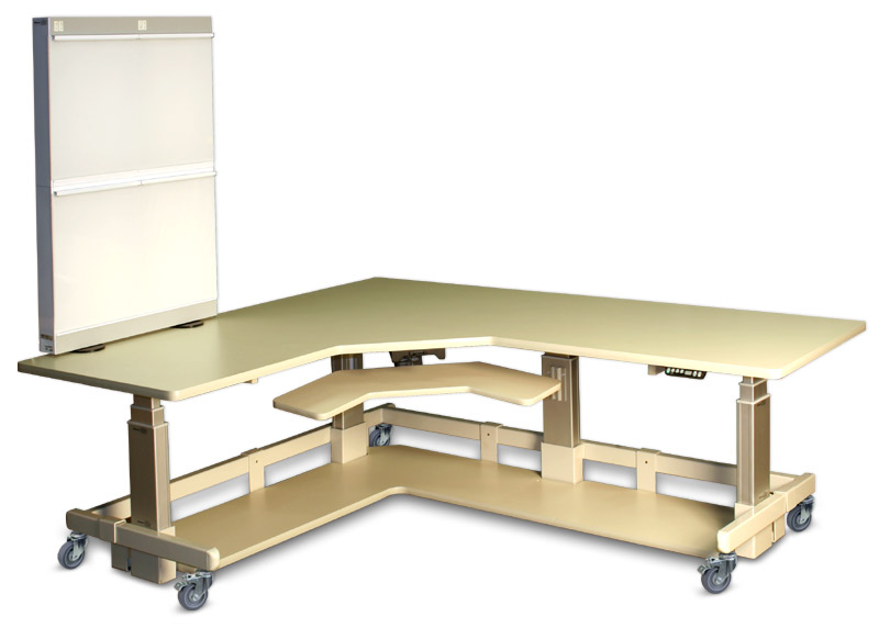 Corner Height Adjustable Cart with Illuminator 