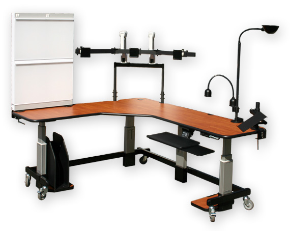 PACS Workstation w/ X-RAY Film ILLUMINATORS