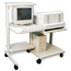 OmniBus Computer Cart with Printer & CRT Monitor