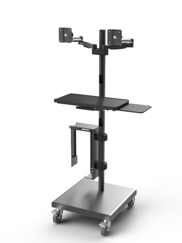 Pole Cart - Dual LCD