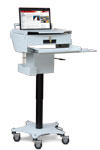 Laptop Cart with Drawer and locking system