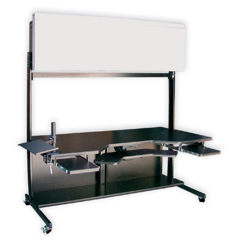 Computer Cart with x-ray illuminator