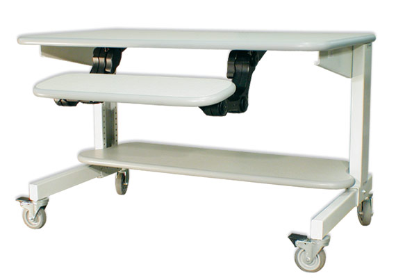 Computer Cart with swing lift keyboard