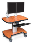 Telescopic Cart 36"x24" Wild Cherry