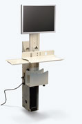 Twin Z Monitor Arm, Keyboard and CPU wall mount
