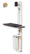 wall mount workstation