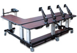 Split Level Adjustable Workstation - Corner