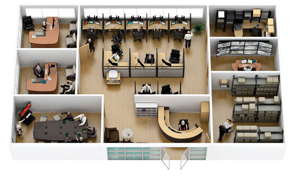 Ergonomic Office Layout