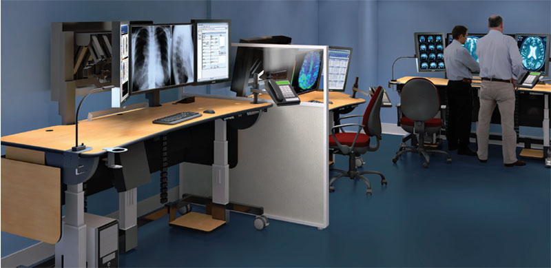 medical height adjustable desk