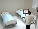 hospital room wall mount