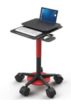 Laptop Cart with Laptop Locking Cover
