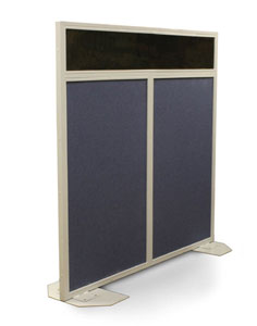 Partition with Plexiglas top